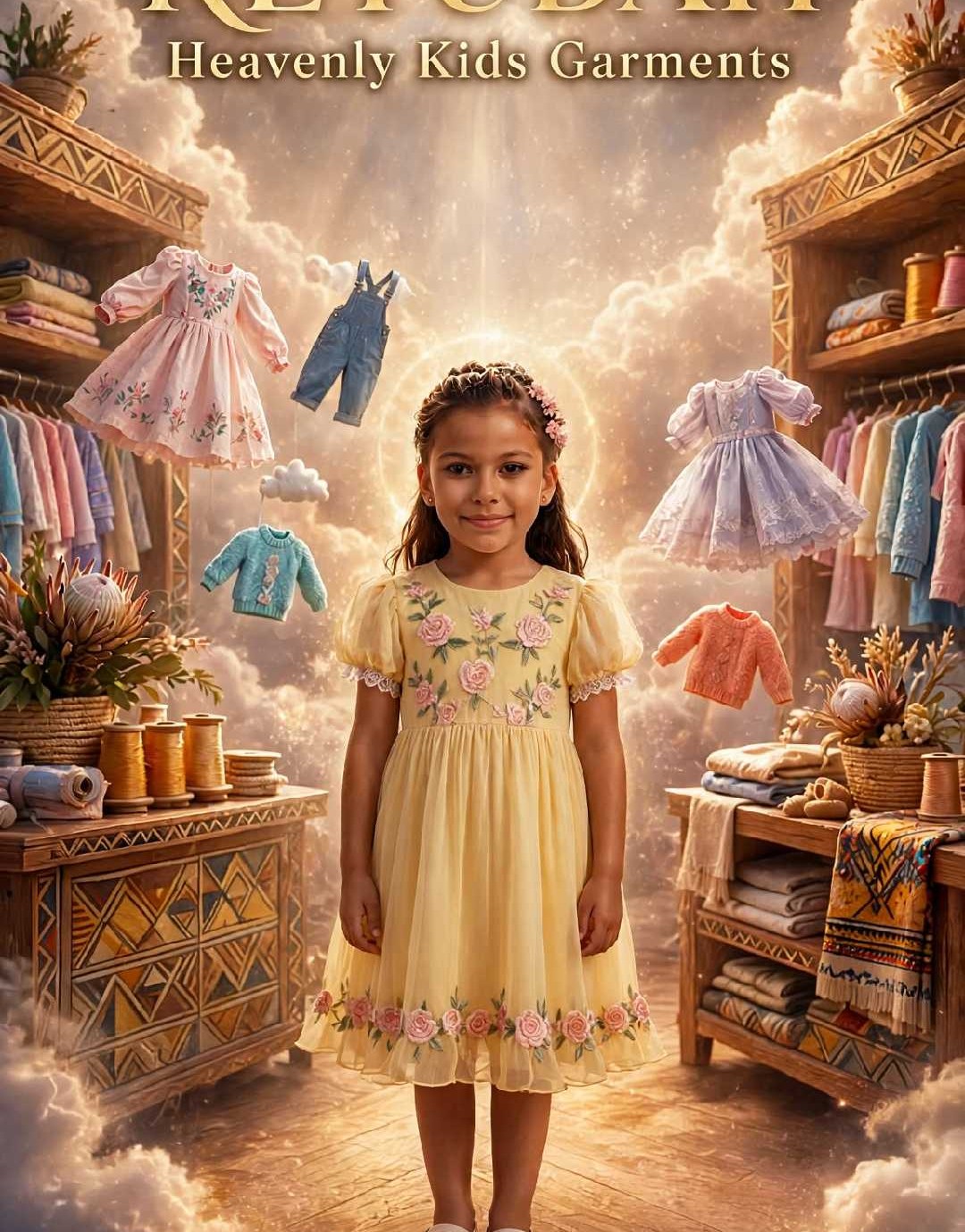 Heavenly Kids — bespoke heavenly garment by Ketubah Heavenly Garments